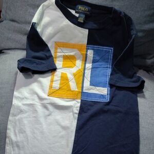 Polo by Ralph Lauren Kids T-Shirt - Navy, White, Gold